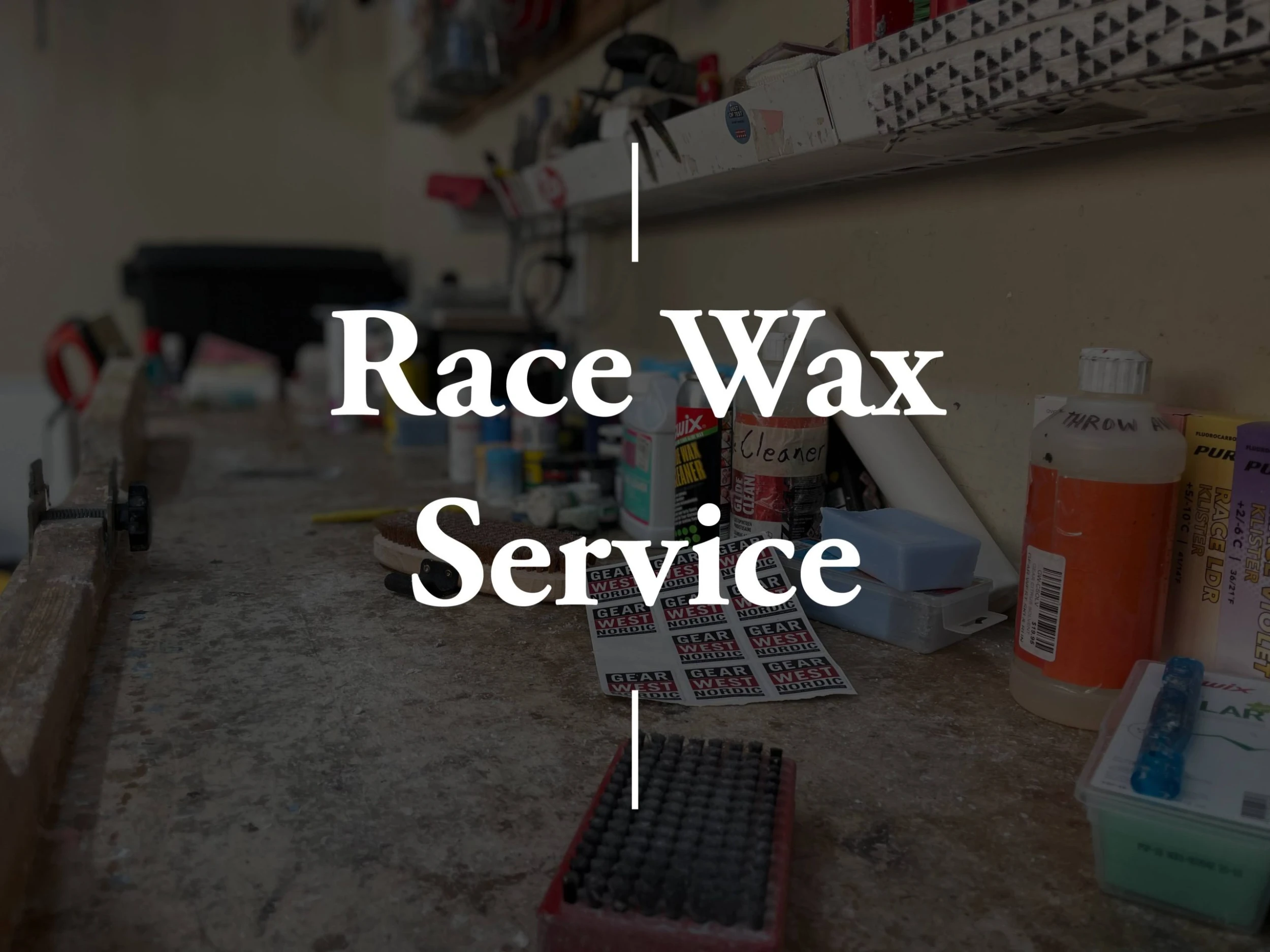 Gear West Birkie Race Wax Service