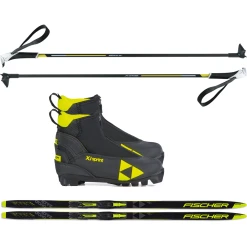 Gear West Fischer Kid's Waxless Classic Ski Package