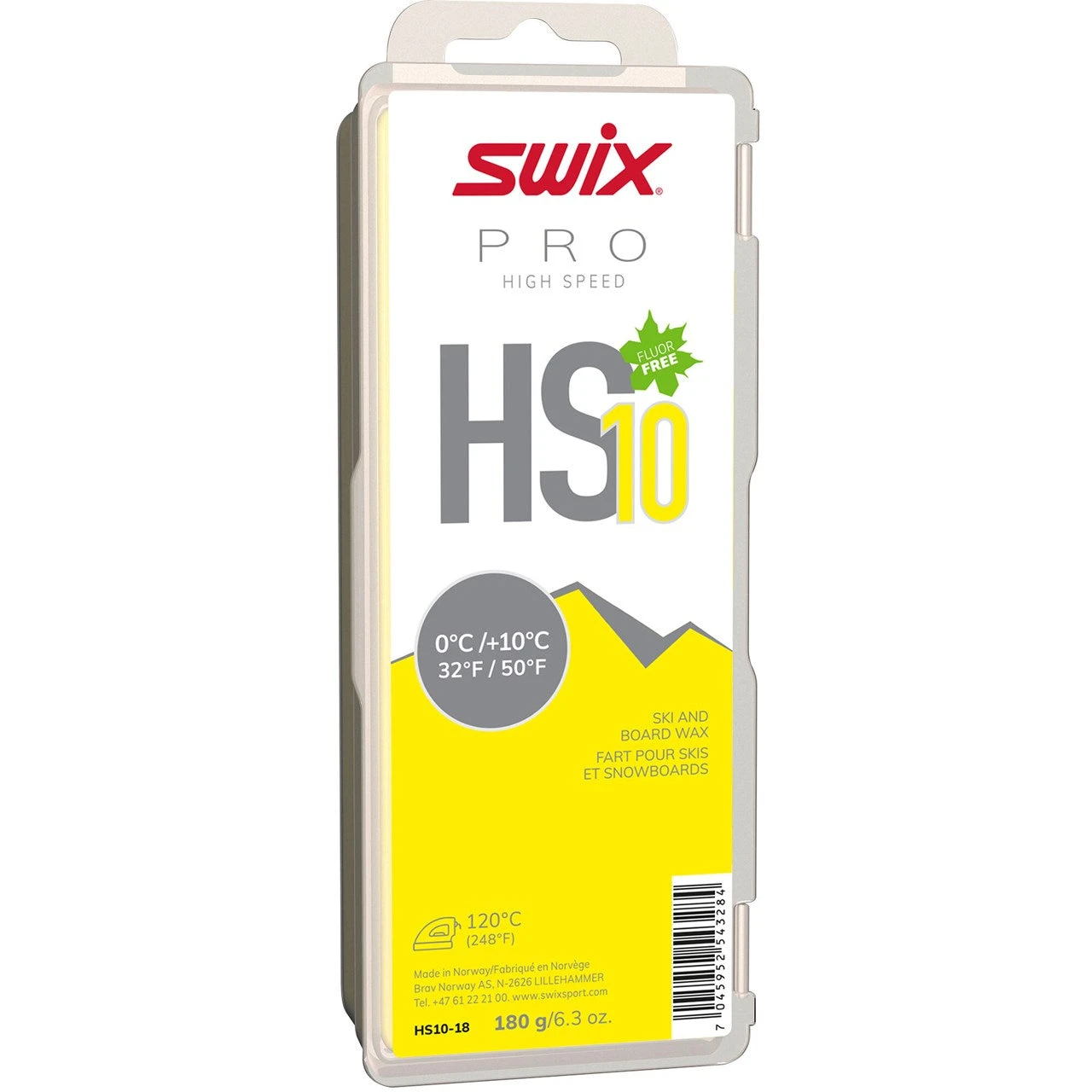 Swix HS10 Yellow 0°C/+10°C 180G