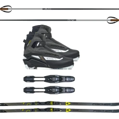 Fischer Women's Orbiter Compact Waxless Ski Package